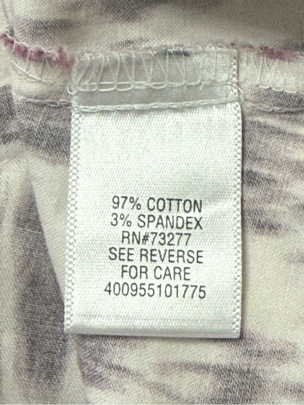 Apt. 9 Patterned White & Maroon Button Down Blouse Size 1X Plus - Picture 9 of 11